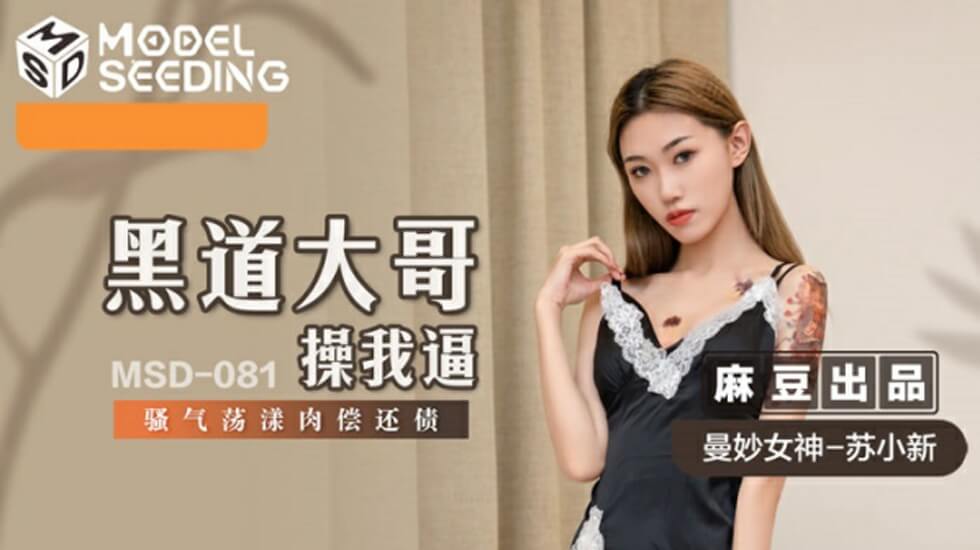 麻豆-黑道大哥操我逼-骚气荡漾肉偿还债-苏小新封面