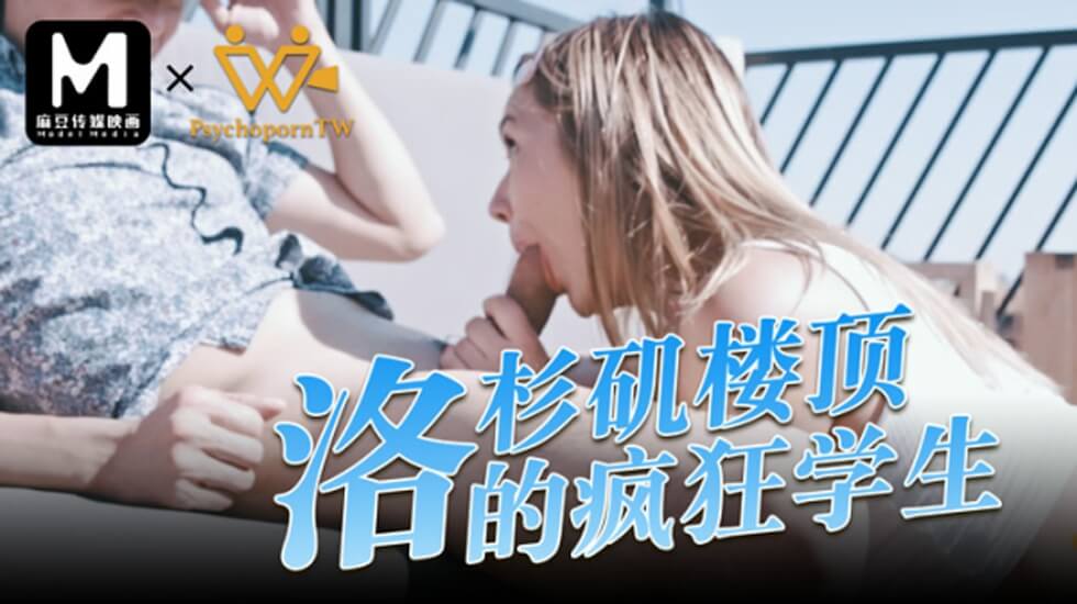 麻豆-色控洛杉矶楼顶的疯狂学生封面