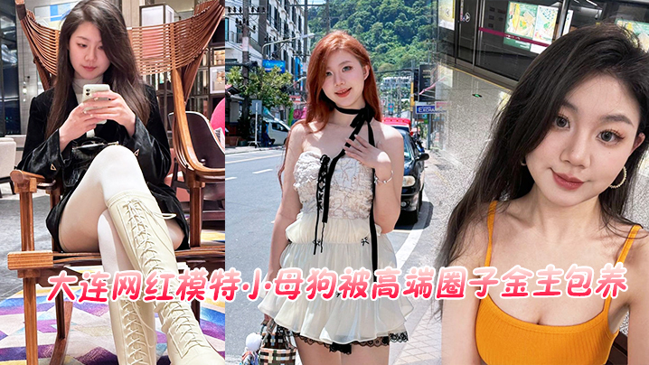大连网红模特小母狗被高端圈子金主包养流出封面