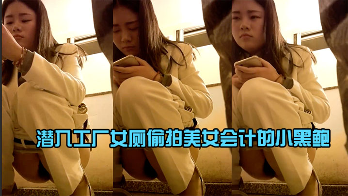 潜入工厂女厕偷拍美女会计的小黑鲍.封面
