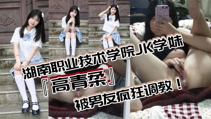 湖南职业技术学院JK学妹高青柔被男友疯狂调教无毛.白虎嫩对镜自慰抽插粉嫩欲滴的诱惑无法抗拒封面