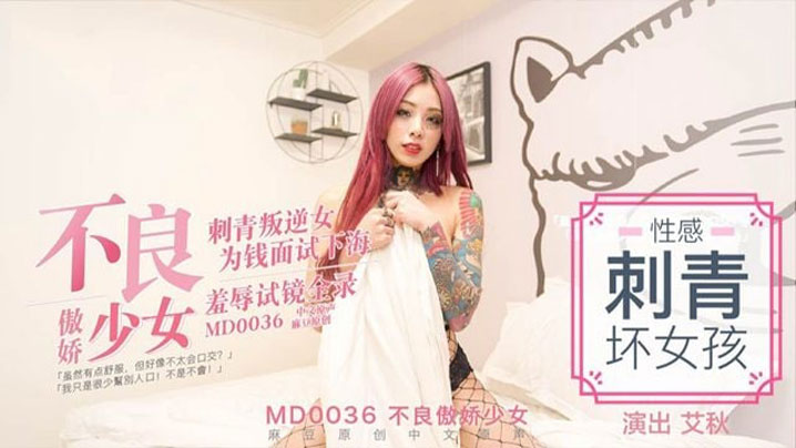 艾秋不良傲娇少女刺青叛逆女为钱面试下海封面